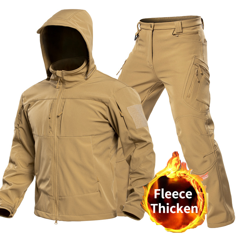 Outdoor Adventurer - Setelan Softshell Taktis Outdoor untuk Pria,
