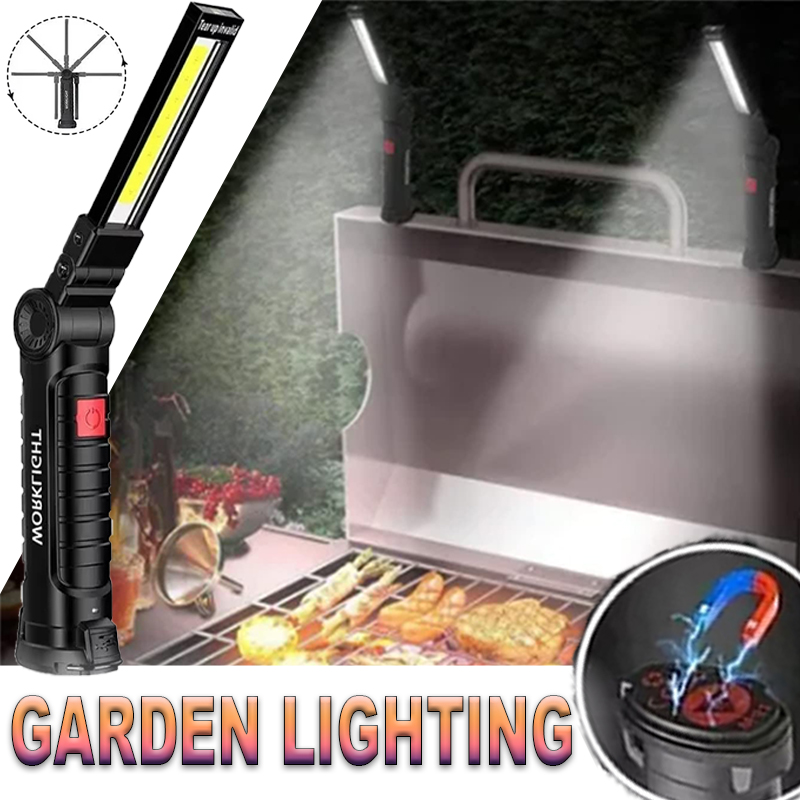Outdoor Adventurer - Senter LED Portabel dengan Kait Magnetik