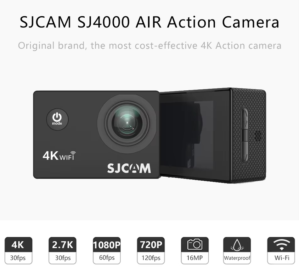 Outdoor Adventure Images - SJCAM SJ4000 Air Kamera Aksi Tahan