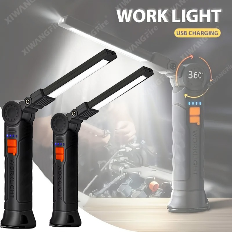 Outdoor Adventurer - Lampu Kerja Senter LED Isi Ulang