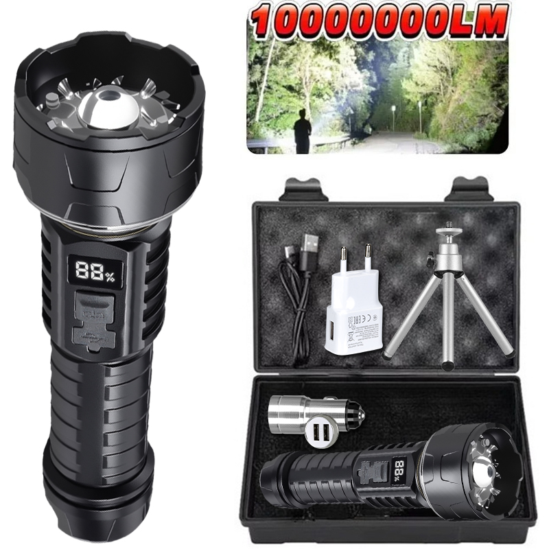 Outdoor Adventurer - Senter LED COB Lentera Isi Ulang