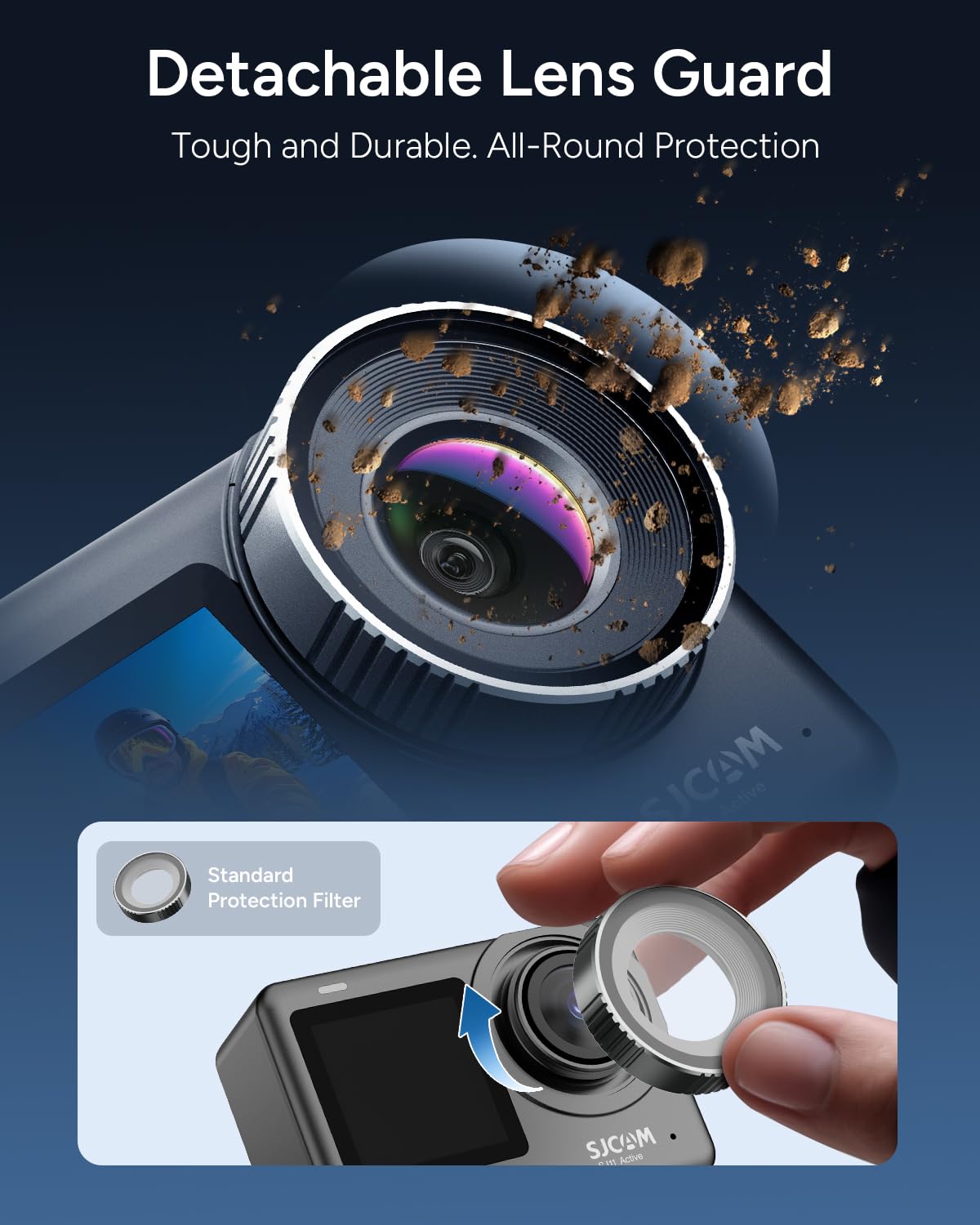 Kamera Gerak 4K Aktif SJCAM SJ - Outdoor Adventure Images ulasan dan harga