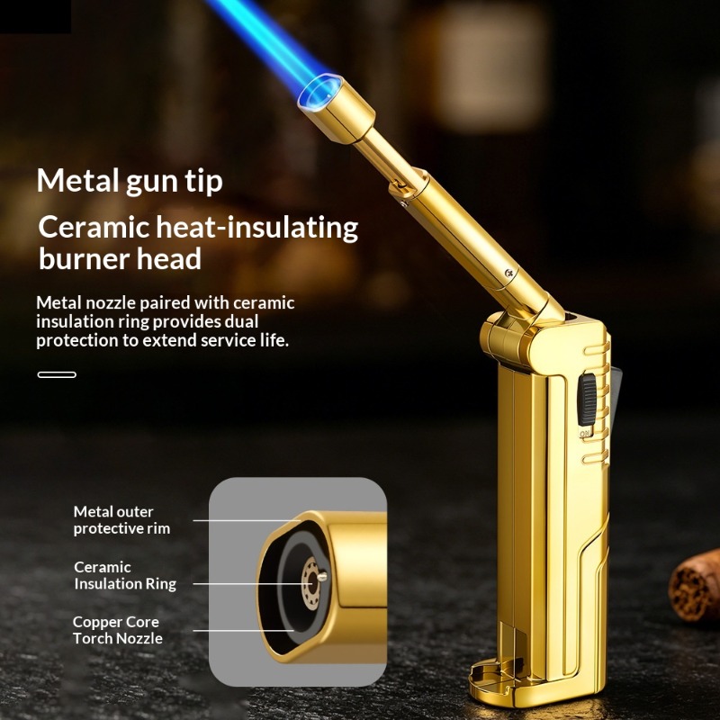 Pemantik Api Gas Jet Lipat 202 - Fire Piston Starter ulasan dan harga