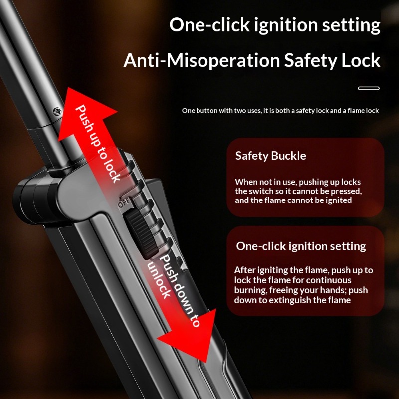 Pemantik Api Gas Jet Lipat 202 - Fire Piston Starter ulasan dan harga