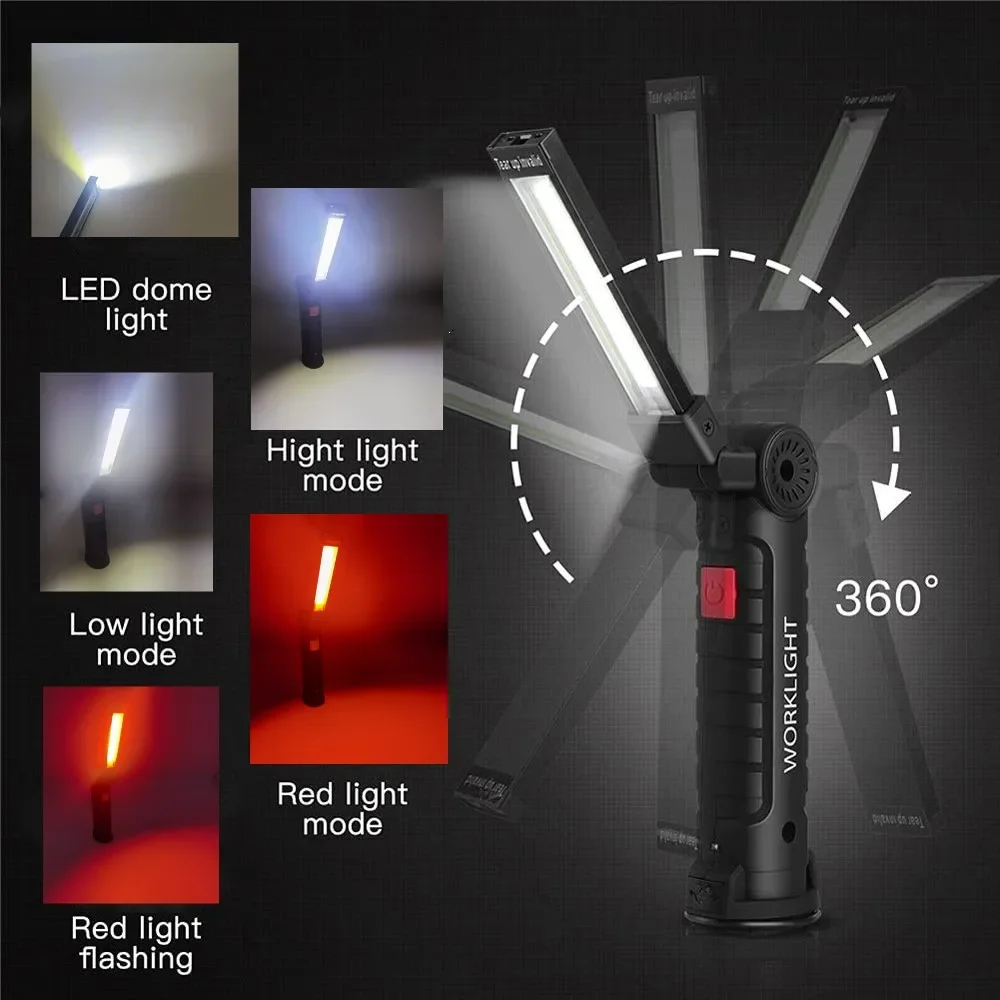 Senter LED COB Portabel Lampu  - Outdoor Adventurer ulasan dan harga
