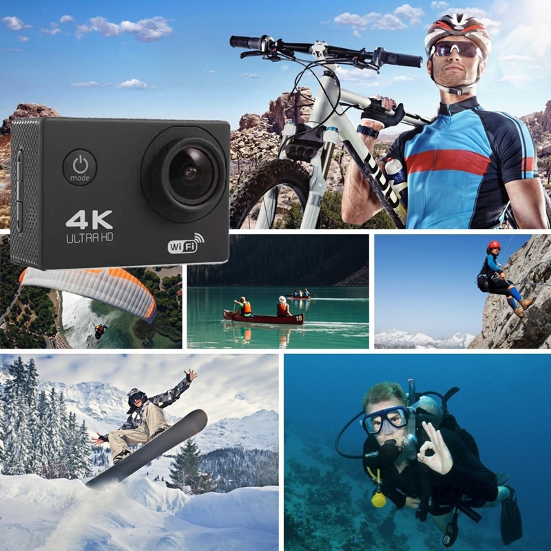 Kamera Olahraga Ultra HD 4K Ta - Outdoor Adventure Images ulasan dan harga