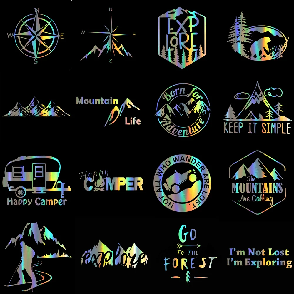 Stiker Mobil Petualangan Seri  - Outdoor Adventure Series ulasan dan harga