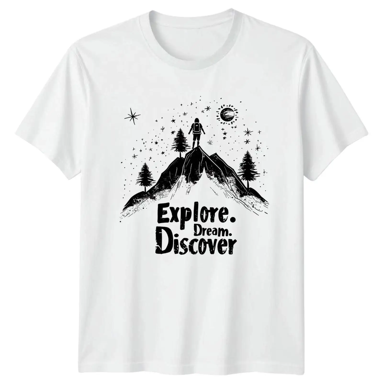 Kaos Explore Dream Discover un - Outdoor Adventure Images ulasan dan harga